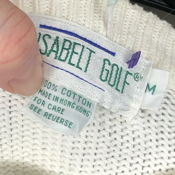 Vintage argyle sweater 100% cotton size M - Picture 2 of 3